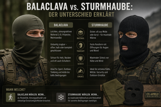 Balaclava vs. Sturmhaube: Der Unterschied erklärt