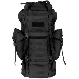 Zaino da combattimento nero 65l