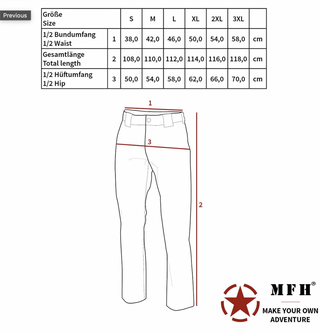 Softshell Hose, "Allround", schwarz