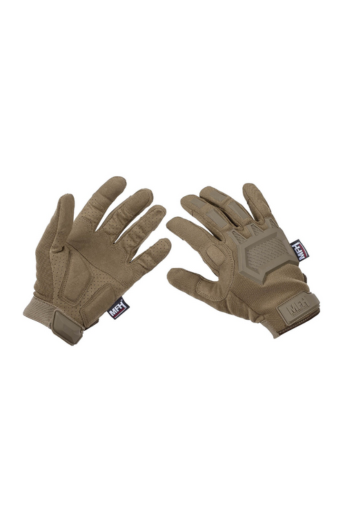 TAKTISCHE HANDSCHUHE MFH ACTION COYOTE – CH-ARMED