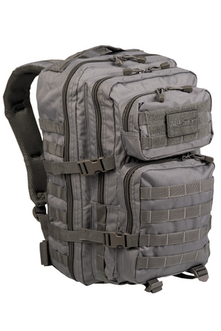 Taktischer Militärrucksack 36L aus robustem 600D Polyester mit PVC-Beschichtung, Molle-System, ergonomisch gepolsterten Schultergurten und Rückenpolsterung aus EVA-Schaum, mehreren Reissverschluss- und Netzfächern sowie Hydropack-Fach – idealer Einsatz- und Outdoor-Rucksack mit hoher Funktionalität und Stauraum.
